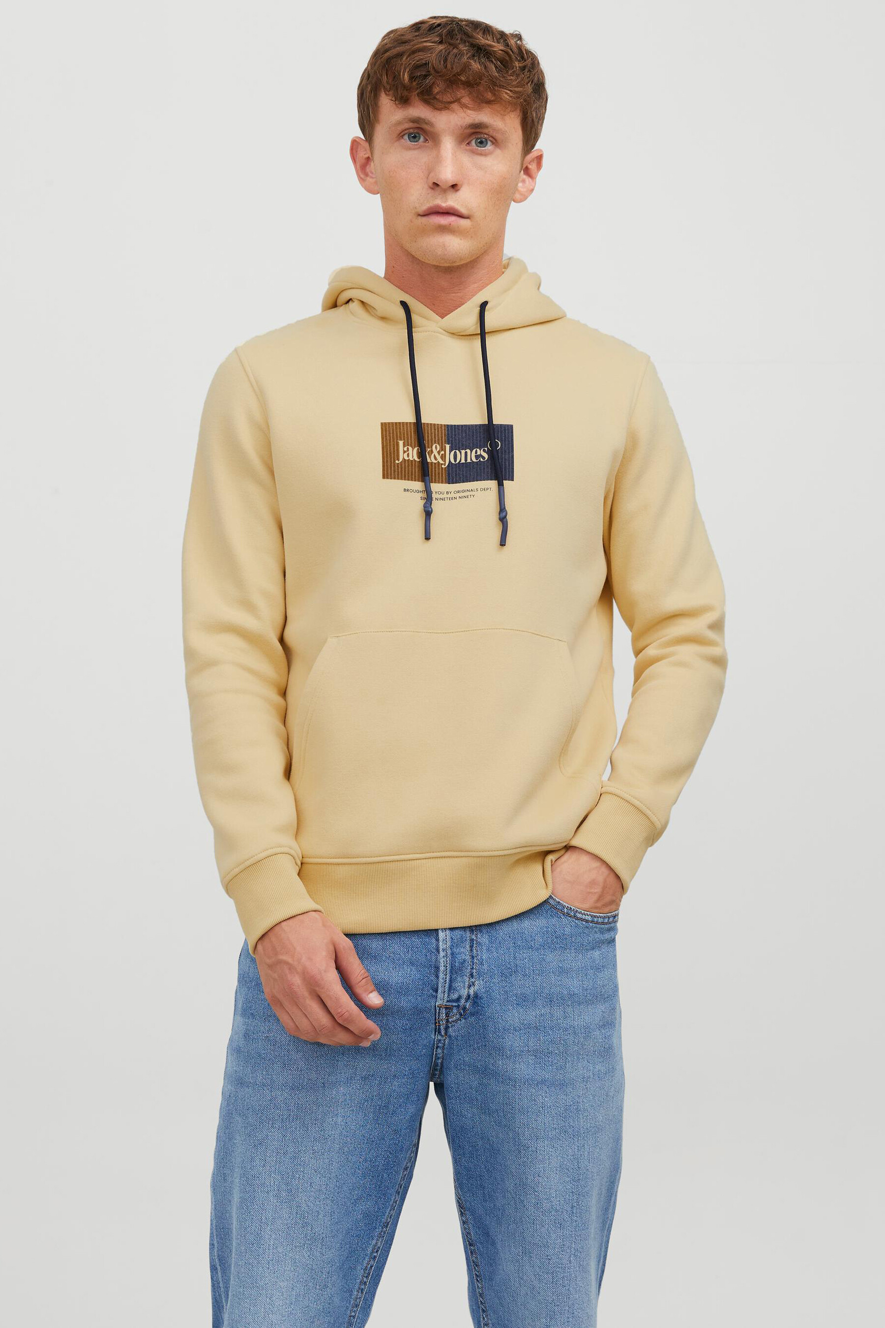 Sweat jack and jones jaune sale